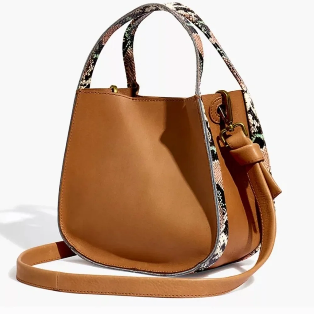 Madewell The Sydney Snake Leather Crossbody NWT